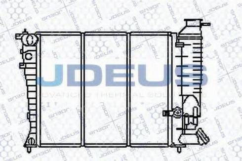 Jdeus 021E31 - Радиатор, охлаждение двигателя autospares.lv