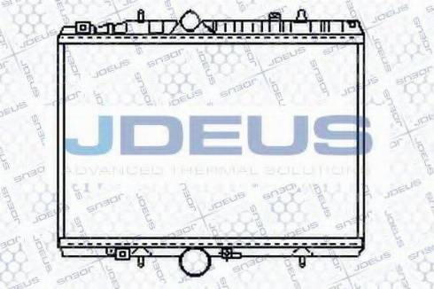 Jdeus 021M38 - Радиатор, охлаждение двигателя autospares.lv