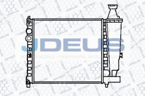 Jdeus 021V07 - Радиатор, охлаждение двигателя autospares.lv