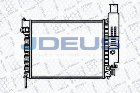 Jdeus 021V11 - Радиатор, охлаждение двигателя autospares.lv