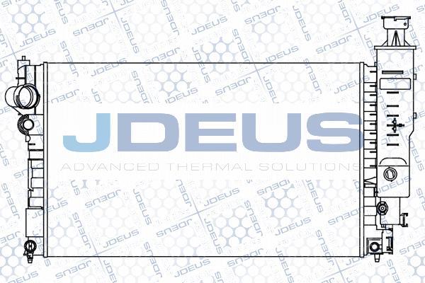 Jdeus 021V24 - Радиатор, охлаждение двигателя autospares.lv