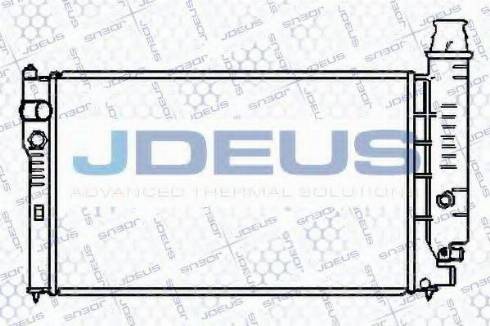 Jdeus 021V26 - Радиатор, охлаждение двигателя autospares.lv