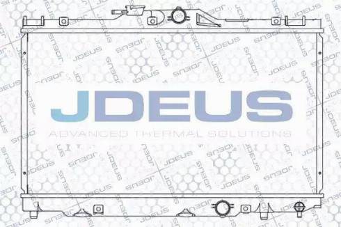 Jdeus 028N42 - Радиатор, охлаждение двигателя autospares.lv