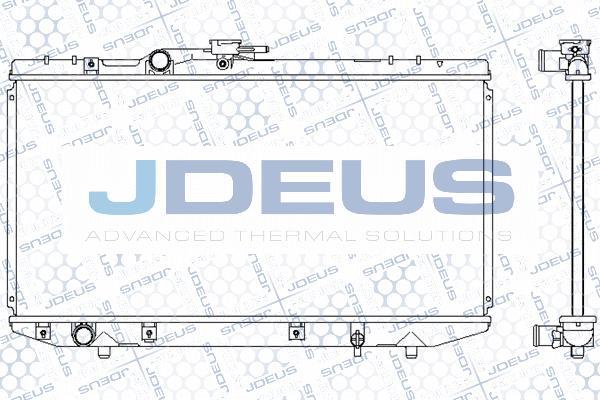 Jdeus 028N19 - Радиатор, охлаждение двигателя autospares.lv