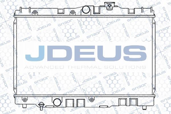 Jdeus 028N11 - Радиатор, охлаждение двигателя autospares.lv