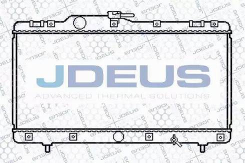 Jdeus 028N20 - Радиатор, охлаждение двигателя autospares.lv