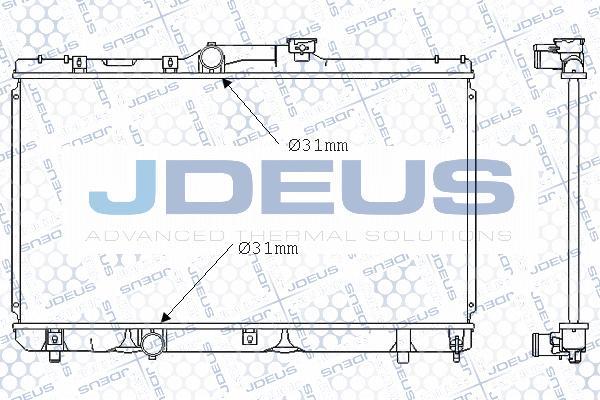 Jdeus 028N21 - Радиатор, охлаждение двигателя autospares.lv