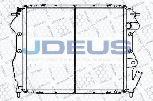 Jdeus 023B44 - Радиатор, охлаждение двигателя autospares.lv