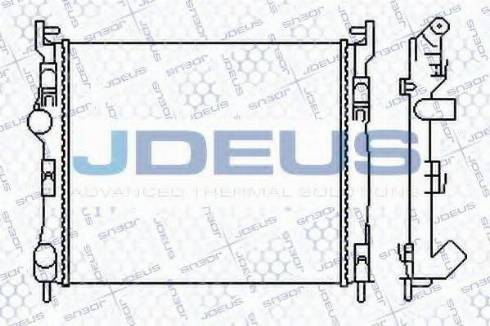 Jdeus 023M41 - Радиатор, охлаждение двигателя autospares.lv