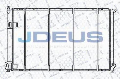 Jdeus 023M18 - Радиатор, охлаждение двигателя autospares.lv