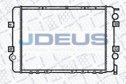 Jdeus 023M79 - Радиатор, охлаждение двигателя autospares.lv