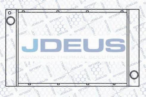 Jdeus 070M03 - Радиатор, охлаждение двигателя autospares.lv