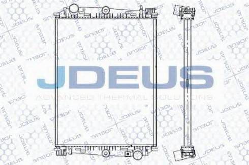 Jdeus 108M04B - Радиатор, охлаждение двигателя autospares.lv