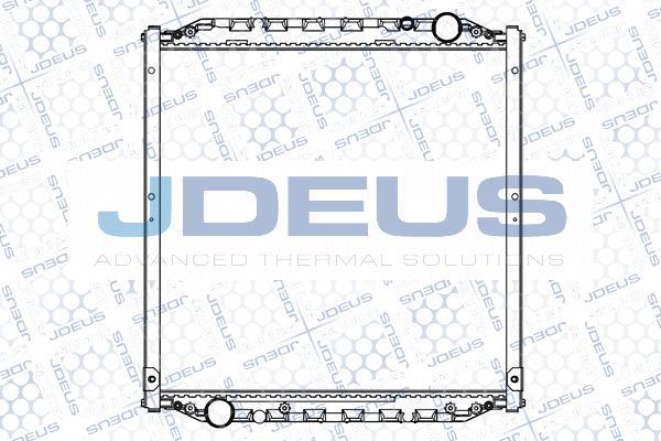 Jdeus 115M05 - Радиатор, охлаждение двигателя autospares.lv