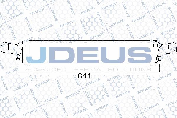 Jdeus 801M25A - Интеркулер, теплообменник турбины autospares.lv