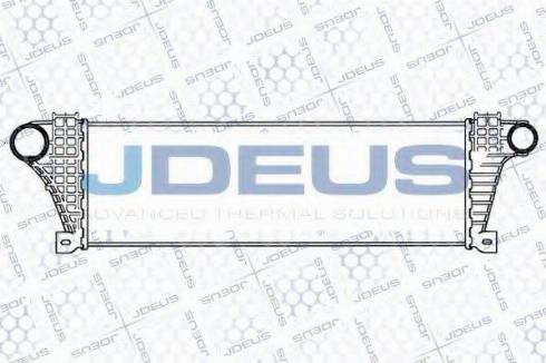 Jdeus 814N06 - Интеркулер, теплообменник турбины autospares.lv