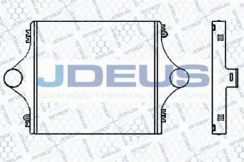 Jdeus 815B03 - Интеркулер, теплообменник турбины autospares.lv