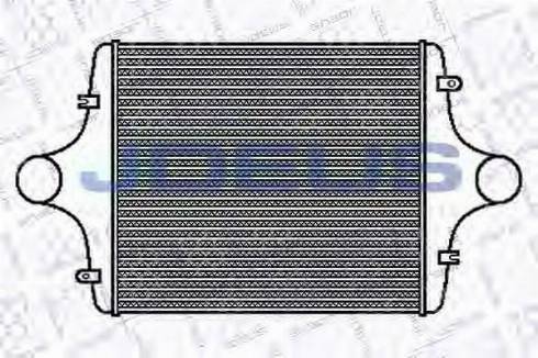 Jdeus 815M07 - Интеркулер, теплообменник турбины autospares.lv