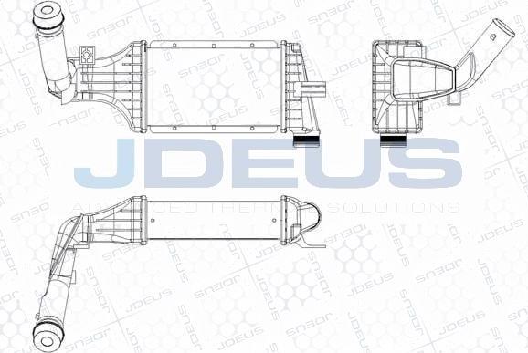 Jdeus 820M46A - Интеркулер, теплообменник турбины autospares.lv