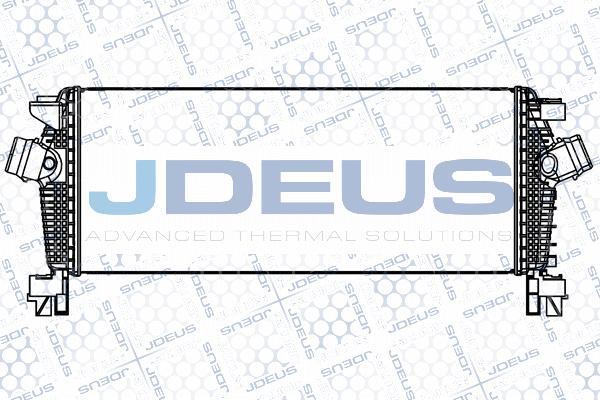 Jdeus 820M74A - Интеркулер, теплообменник турбины autospares.lv