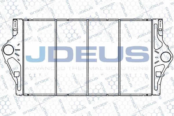 Jdeus 823M32A - Интеркулер, теплообменник турбины autospares.lv
