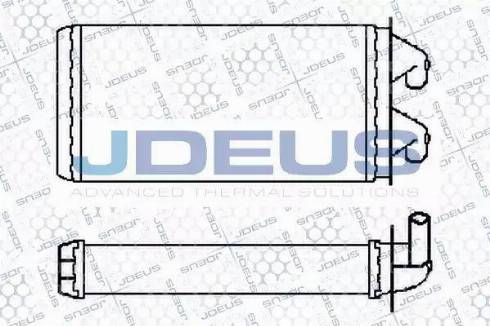 Jdeus 211M09 - Теплообменник, отопление салона autospares.lv