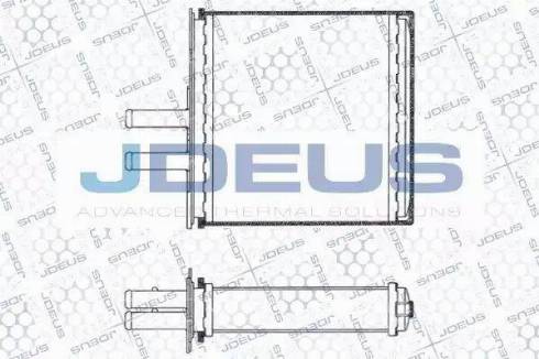 Jdeus 211M30 - Теплообменник, отопление салона autospares.lv