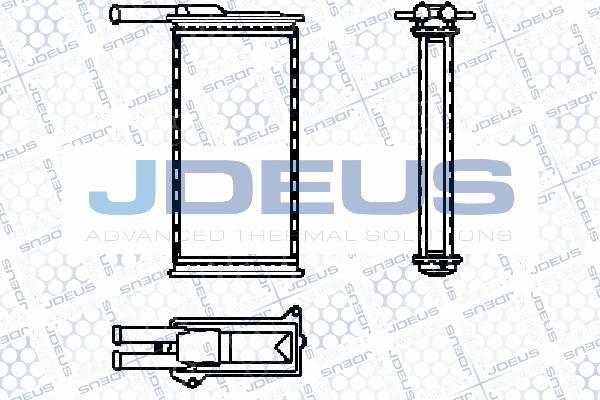 Jdeus 212B04 - Теплообменник, отопление салона autospares.lv