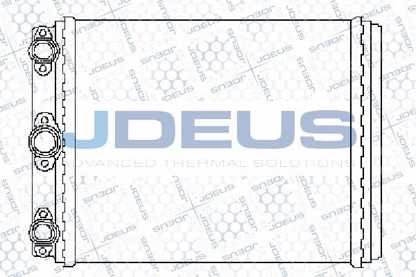 Jdeus 217B07 - Теплообменник, отопление салона autospares.lv