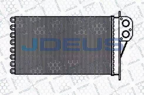 Jdeus 221B35 - Теплообменник, отопление салона autospares.lv