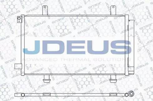 Jdeus 742M22 - Конденсатор кондиционера autospares.lv