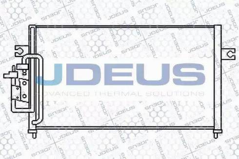 Jdeus 754M05 - Конденсатор кондиционера autospares.lv