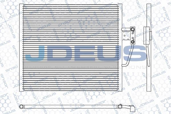 Jdeus 705M17 - Конденсатор кондиционера autospares.lv