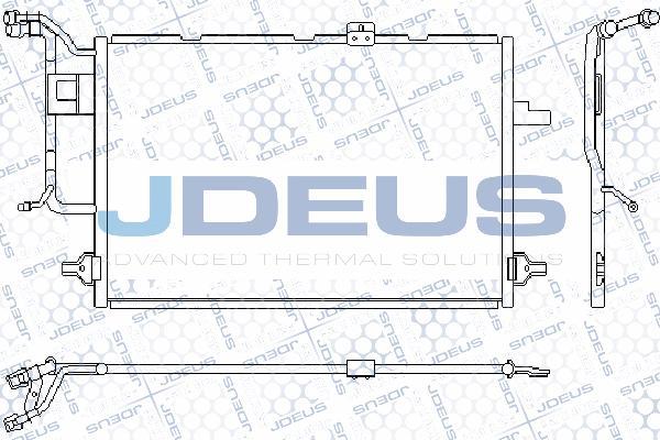 Jdeus 701M16 - Конденсатор кондиционера autospares.lv