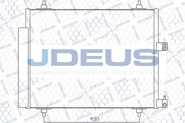 Jdeus 707M26 - Конденсатор кондиционера autospares.lv