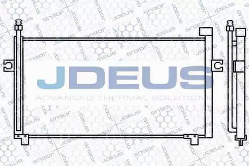 Jdeus 719M17 - Конденсатор кондиционера autospares.lv