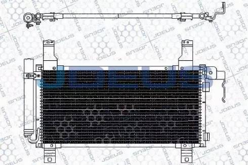 Jdeus 716M29 - Конденсатор кондиционера autospares.lv