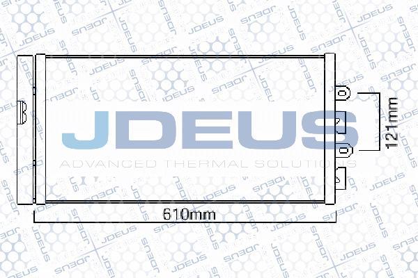 Jdeus 711M63 - Конденсатор кондиционера autospares.lv