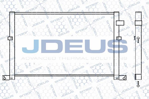 Jdeus 712M23 - Конденсатор кондиционера autospares.lv