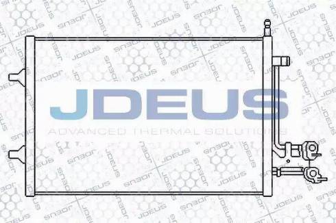 Jdeus 712M27 - Конденсатор кондиционера autospares.lv