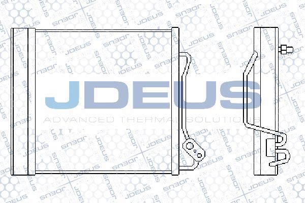 Jdeus 717M30 - Конденсатор кондиционера autospares.lv