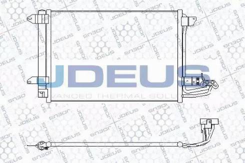 Jdeus 730M06A - Конденсатор кондиционера autospares.lv