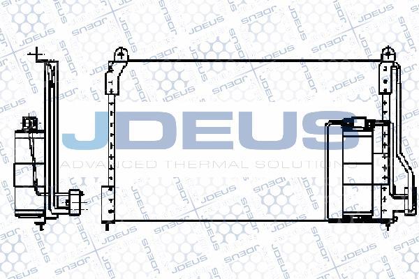 Jdeus 720M03 - Конденсатор кондиционера autospares.lv