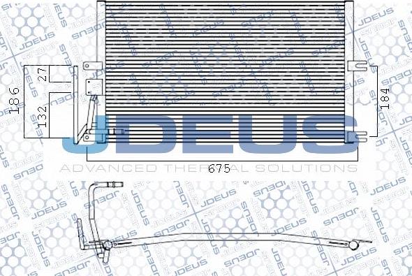 Jdeus 720M24 - Конденсатор кондиционера autospares.lv