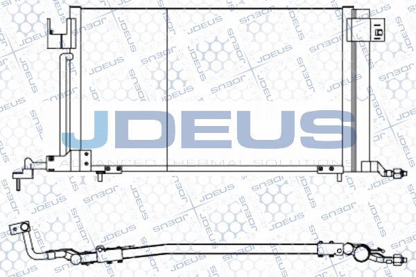 Jdeus 721M31 - Конденсатор кондиционера autospares.lv