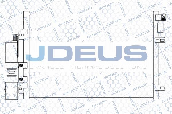 Jdeus 723M40 - Конденсатор кондиционера autospares.lv