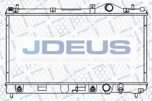 Jdeus EV0070312 - Вентилятор, охлаждение двигателя autospares.lv