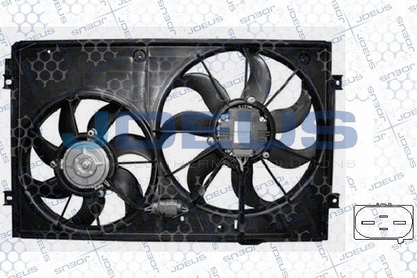 Jdeus EV010300 - Кронштейн, вентилятор радиатора autospares.lv