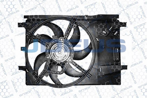 Jdeus EV0111190 - Вентилятор, конденсатор кондиционера autospares.lv