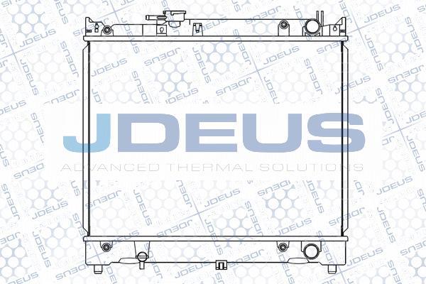 Jdeus M-0420010 - Радиатор, охлаждение двигателя autospares.lv